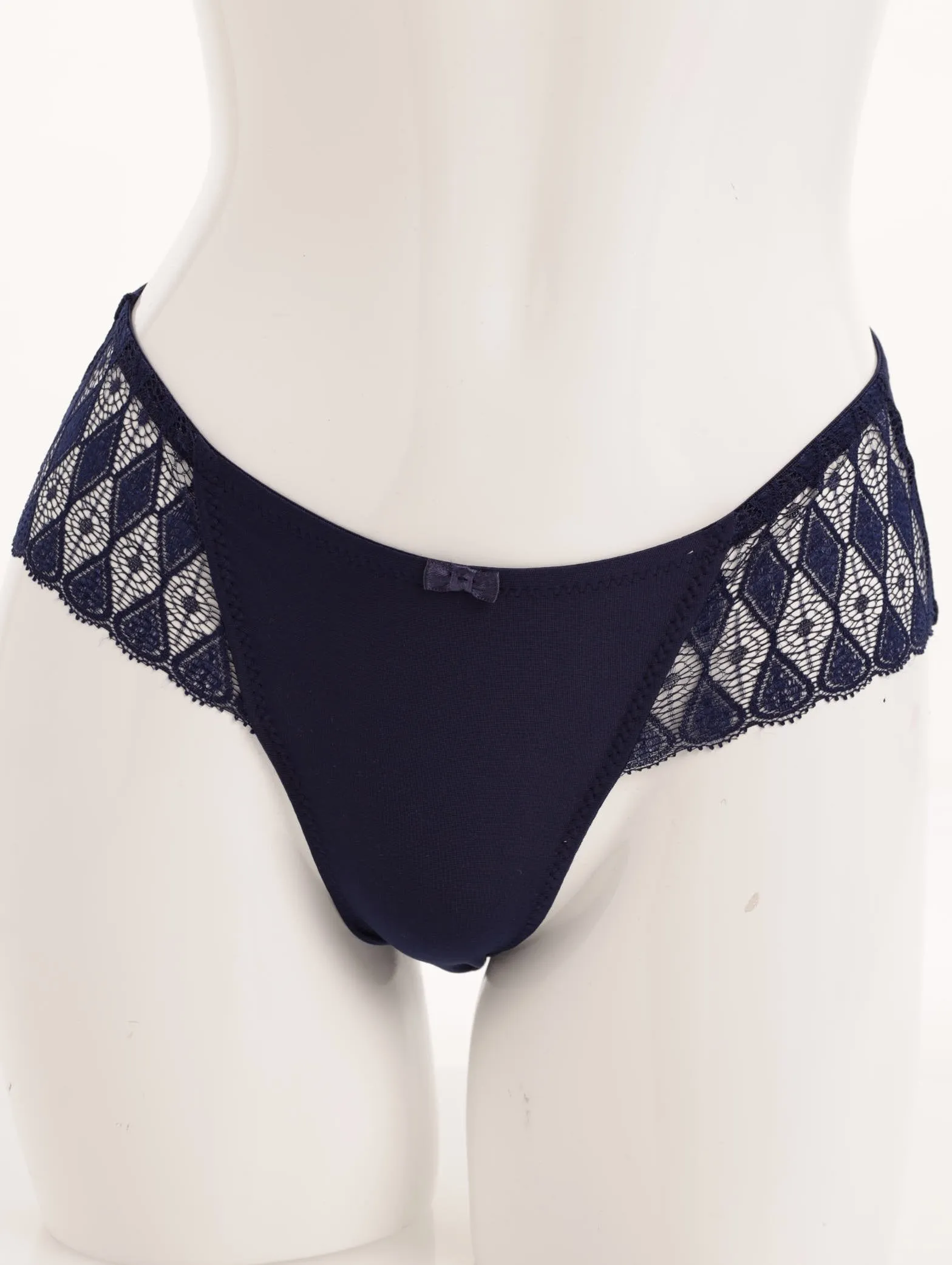 Ladies 2 Pack Lace Balconette Panty - Black/Navy sold by Edgars product image thumbnail 3