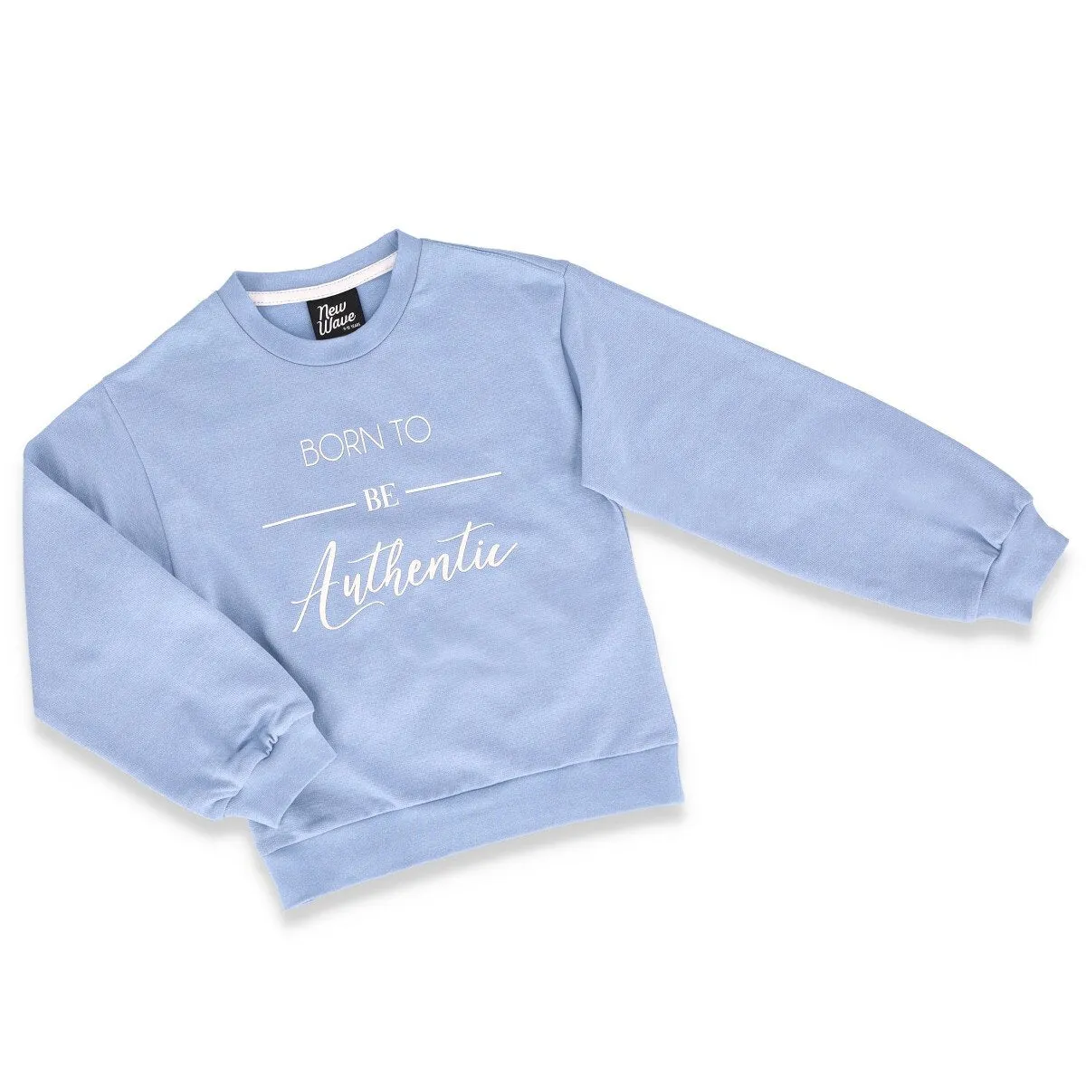 Girls Music Crew Fleece Track Top - Blue sold by Edgars