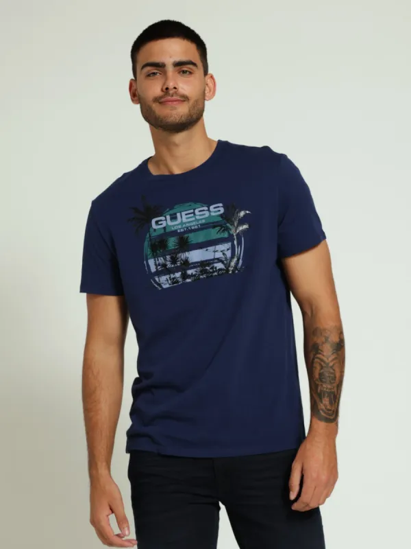 Palm Tee - Navy sold by Edgars 
