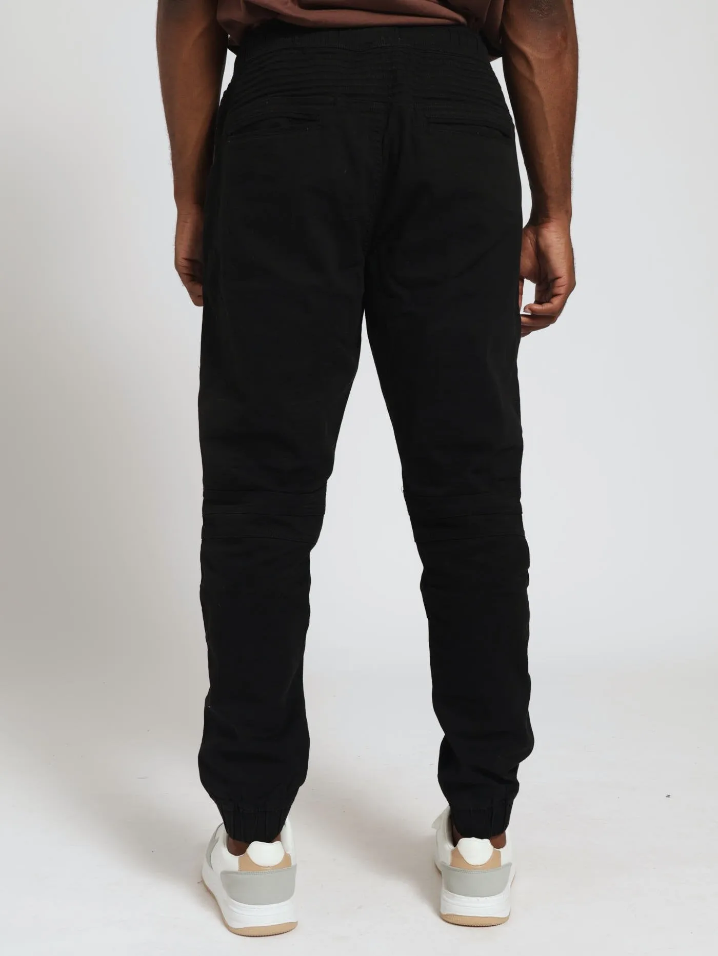 Pintuck Twill Cuffed Jogger - Black sold by Edgars product image thumbnail 3