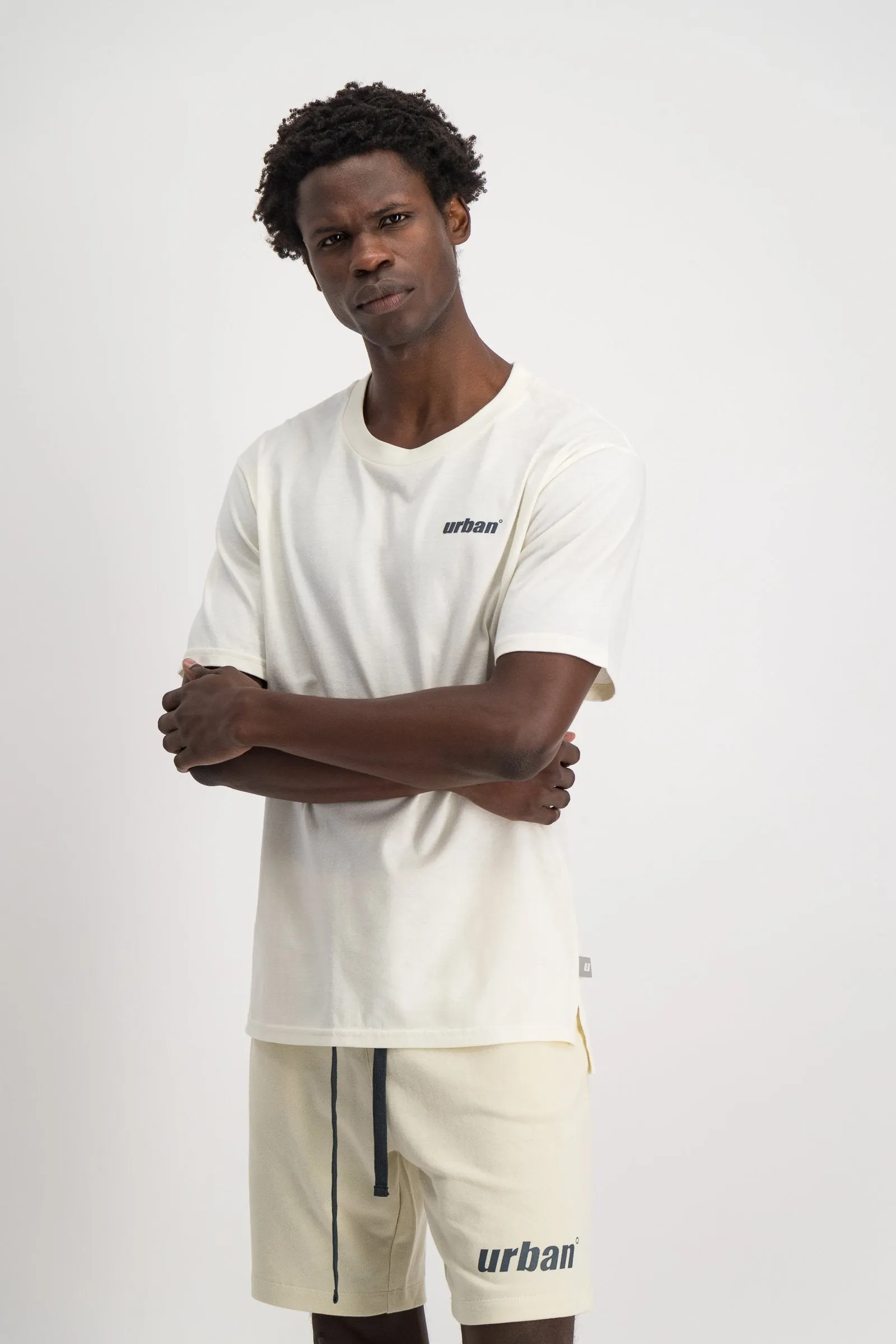 Men's Back Printed Logo Tee - White sold by Edgars