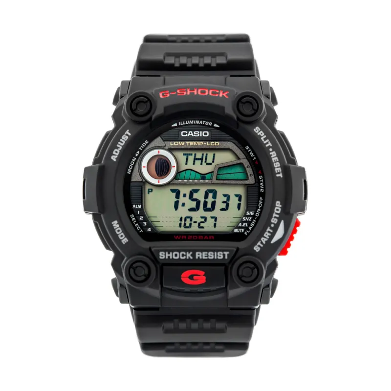 G-Shock Black Tide Graph Watch - Black made by Casio