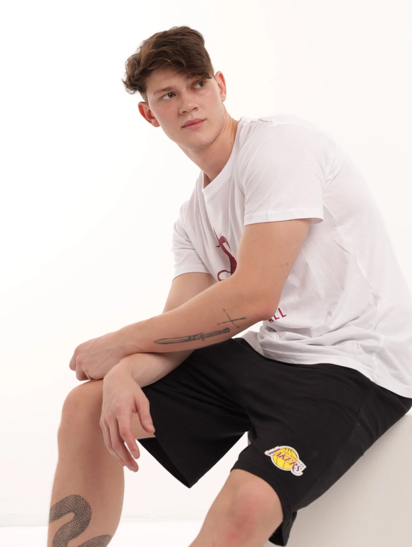 Men's Lakers Retro Short - Black sold by Edgars