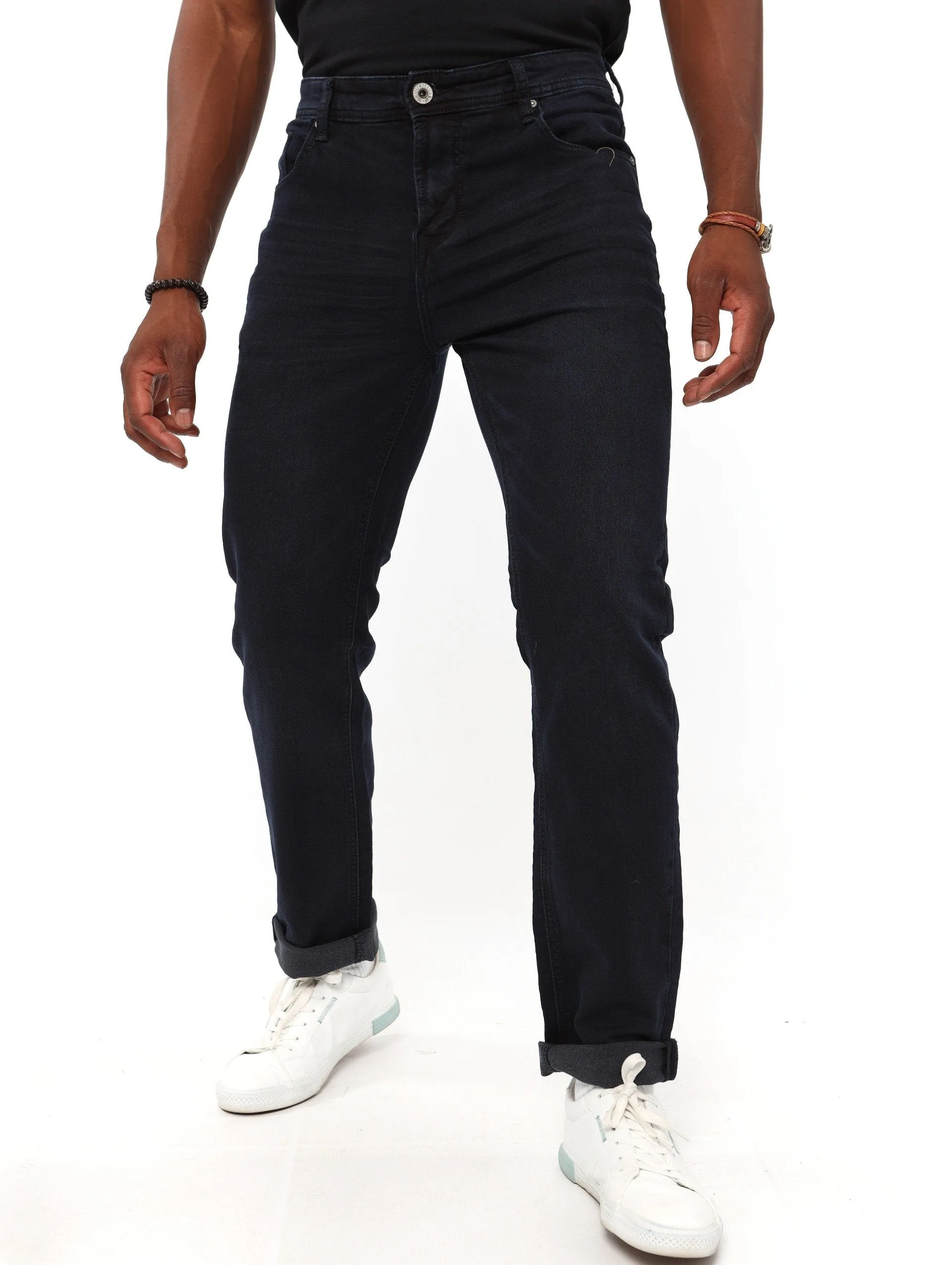 Men's Blue Grey 5 Pocket Slim Denim Jean sold by Edgars