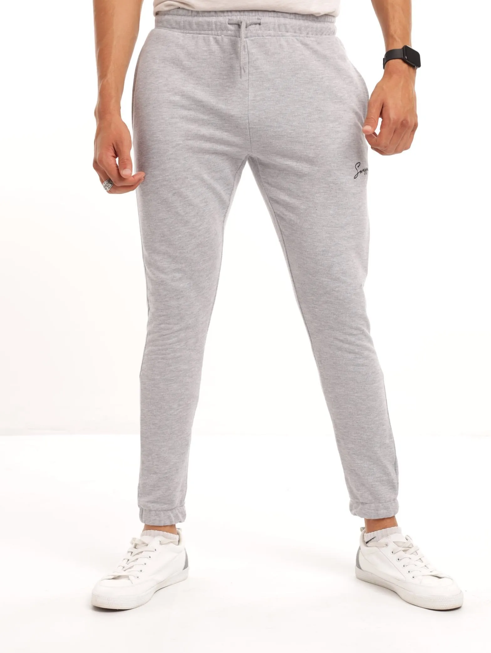 Men's Trackpant - Grey Melange sold by Edgars
