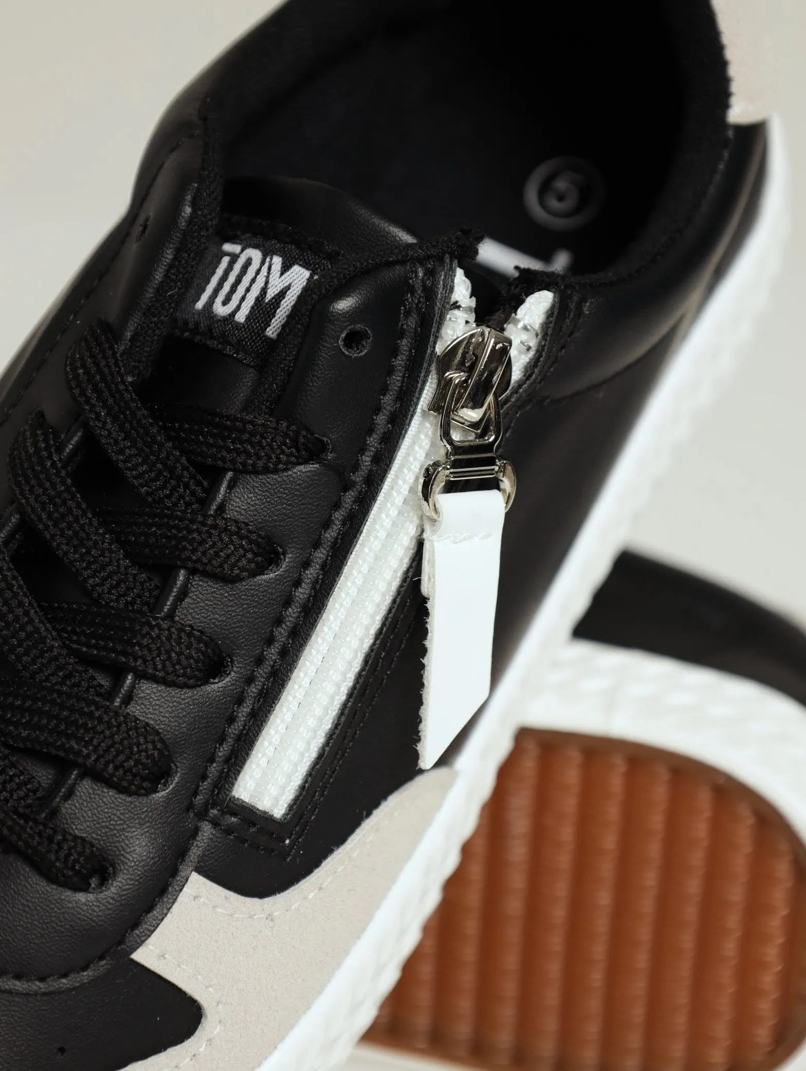 Allie Zip Sneaker - Black/Grey sold by Edgars product image thumbnail 5