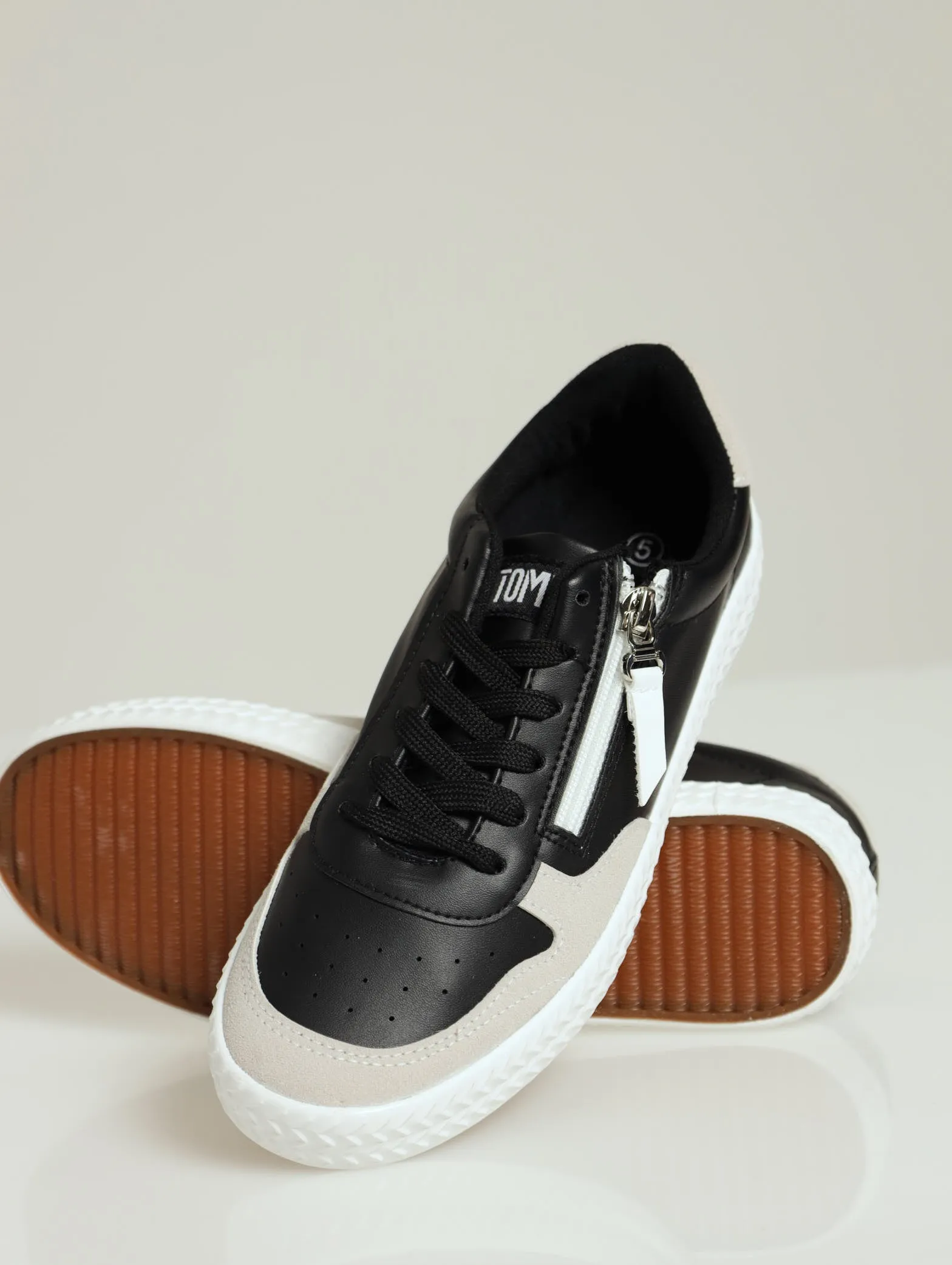 Allie Zip Sneaker - Black/Grey sold by Edgars product image thumbnail 4