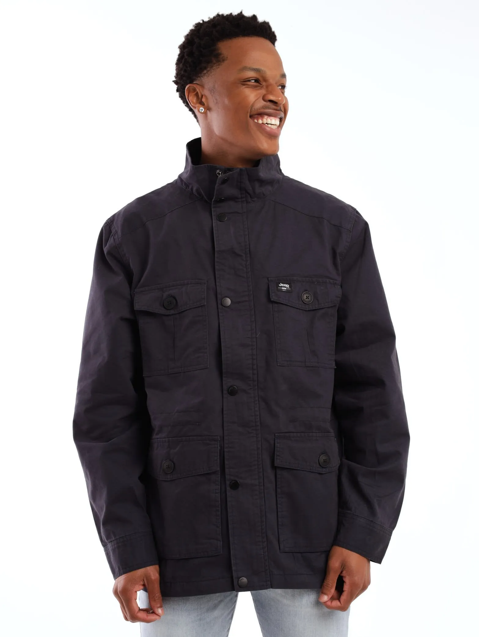 Men's Field Padded Jacket - Navy sold by Edgars