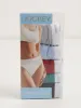 Ladies 5 Pack Hi-Cut Plain Panty sold by Edgars