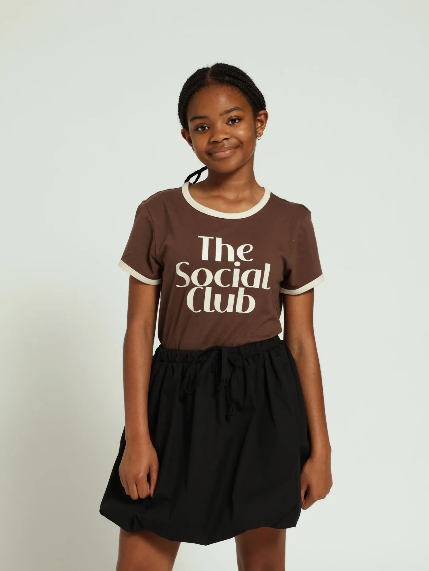 Girls Regular The Social Tee - Brown sold by Edgars product image thumbnail 2