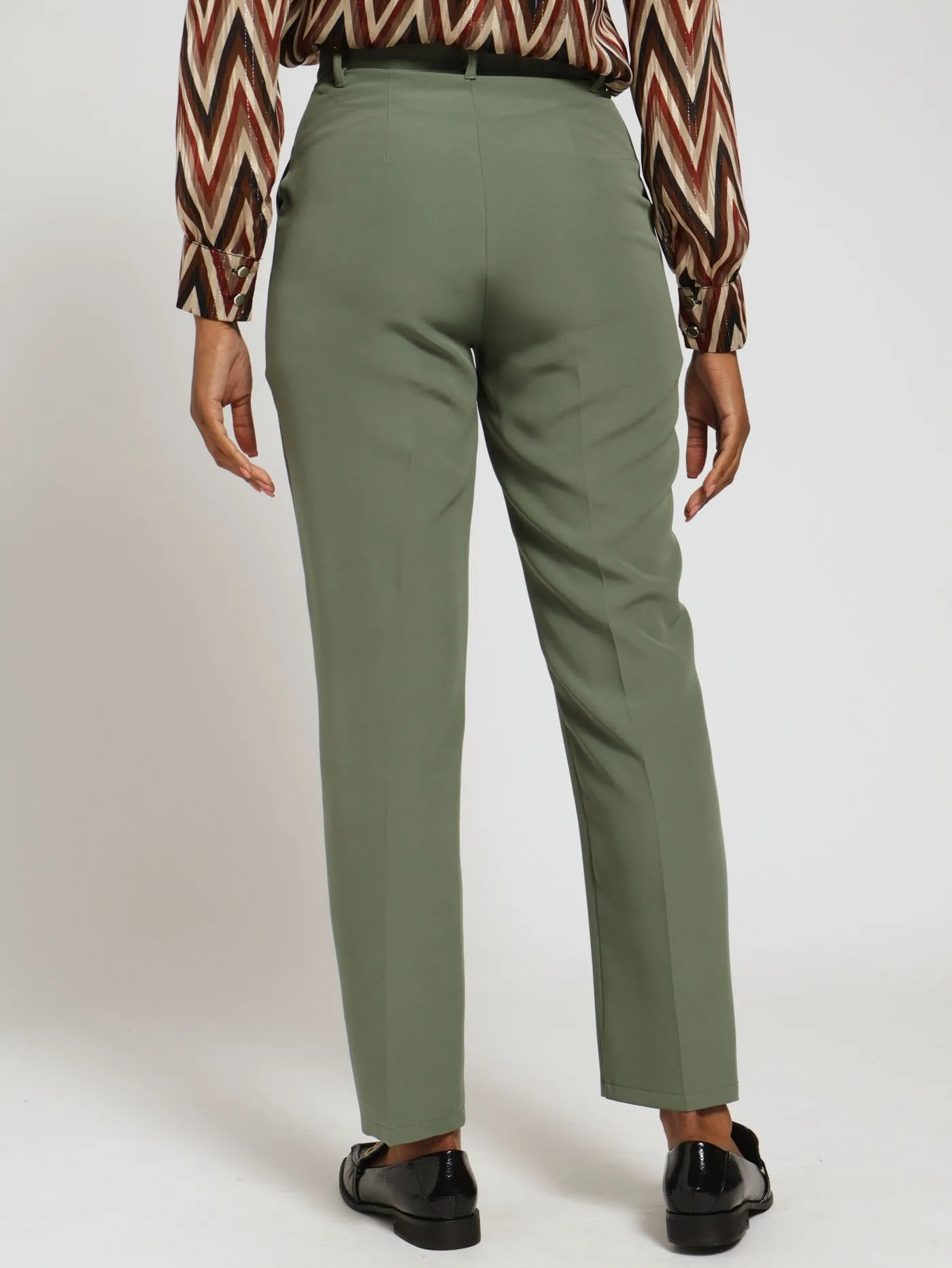 Button Slim Leg Pants - Fatigue sold by Edgars product image thumbnail 3
