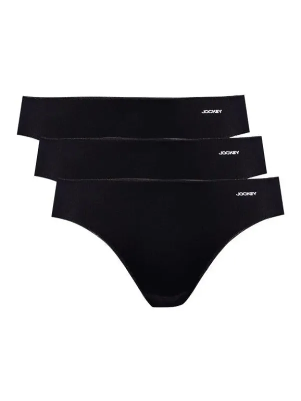 3 Pack No Panty Line Bikini Panties - Black sold by Edgars 