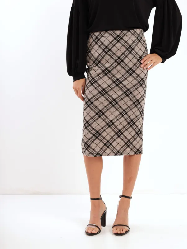 Ladies Jaquard Pencil Skirt sold by Edgars
