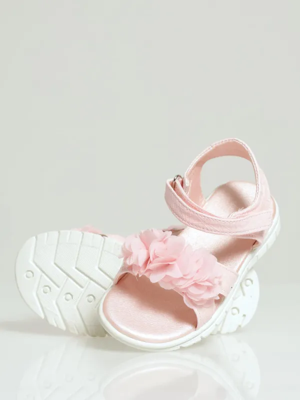 Pre-Girls Texture Comfort Sandal - Pink sold by Edgars