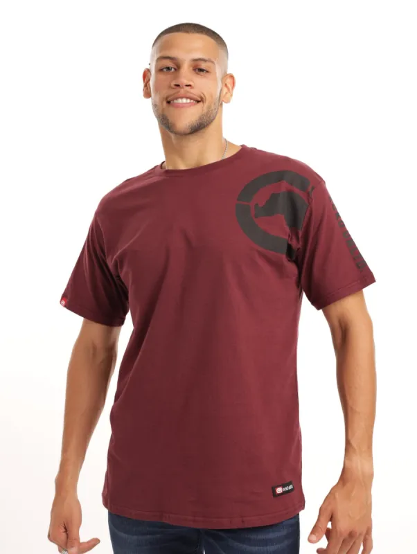 Men's Overheart Rhino Tee - Wine sold by Edgars