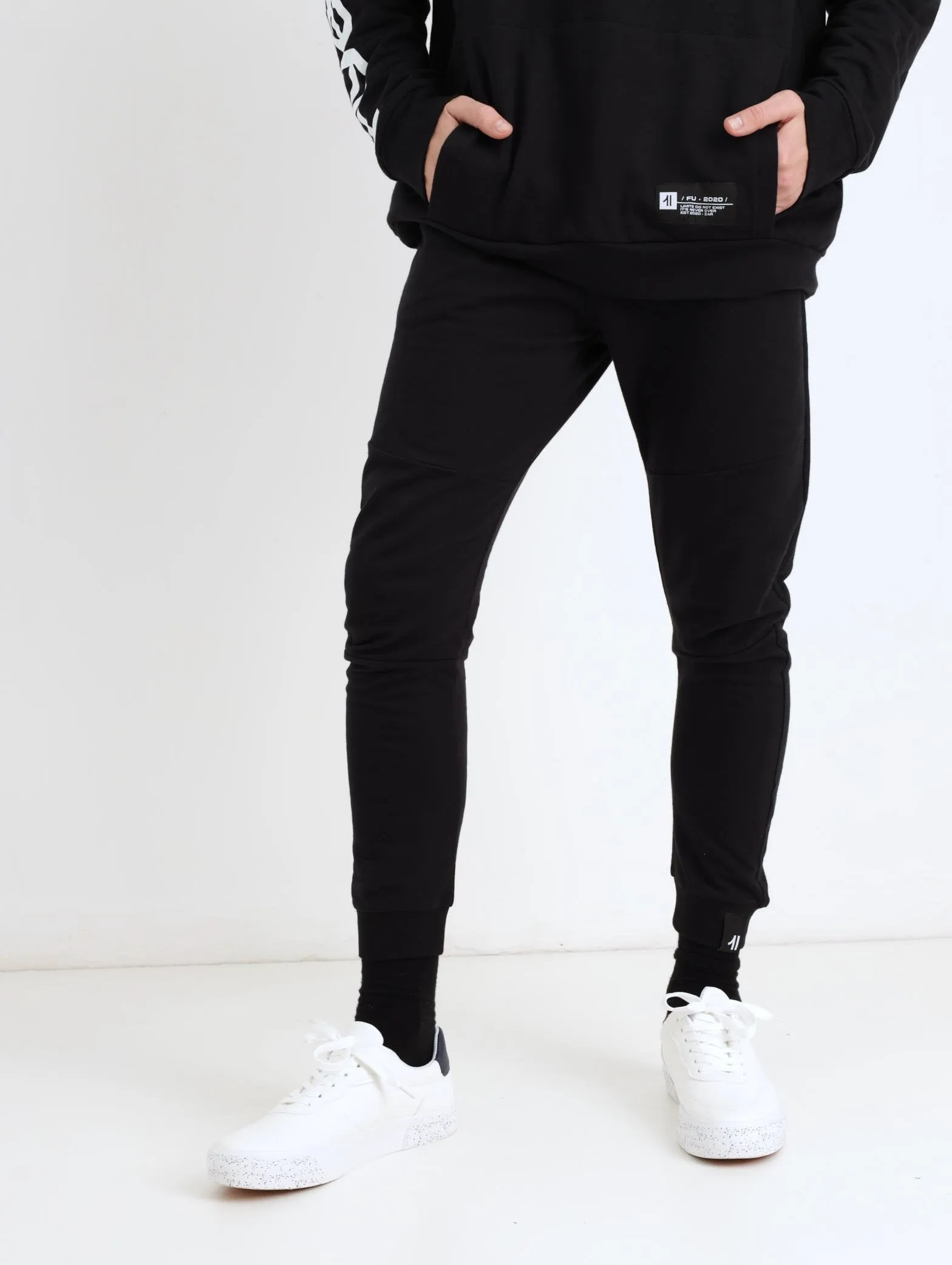 Men's Panel Jogger - Black sold by Edgars