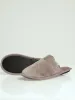 Open Back Microfibre Slipper - Grey sold by Edgars