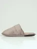 Open Back Microfibre Slipper - Grey sold by Edgars