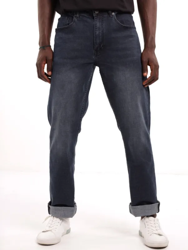 Men's Dark Indigo Straight Leg Denim Jean sold by Edgars