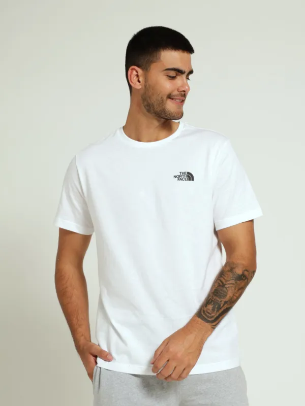Simple Dome Tee - White sold by Edgars