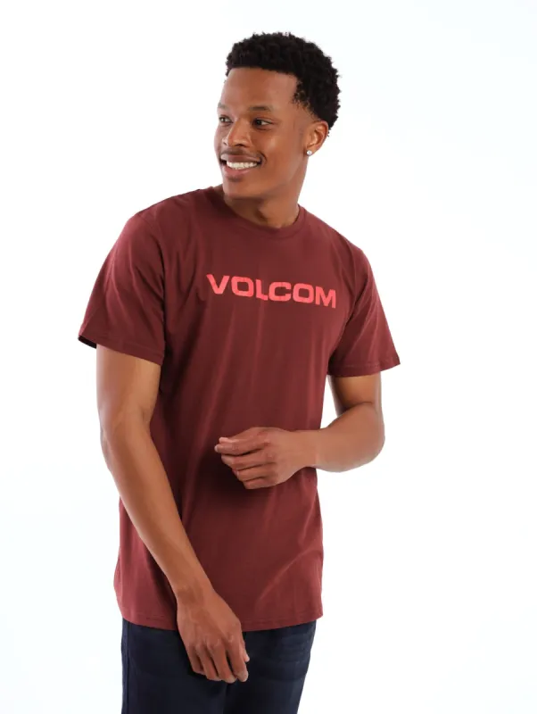 Men's Short Sleeve Euro Pencil Top - Red sold by Edgars