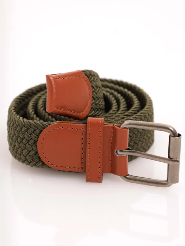 Men's Braided Belt - Fatigue sold by Edgars