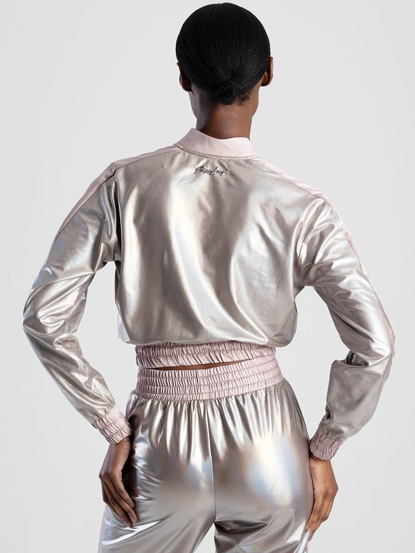 Bomber Style Zip Through Tracksuit Jacket - Silver sold by Edgars product image thumbnail 3