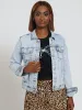 Long Sleeve Classic Denim Trucker Jacket - Acid Wash Light sold by Edgars