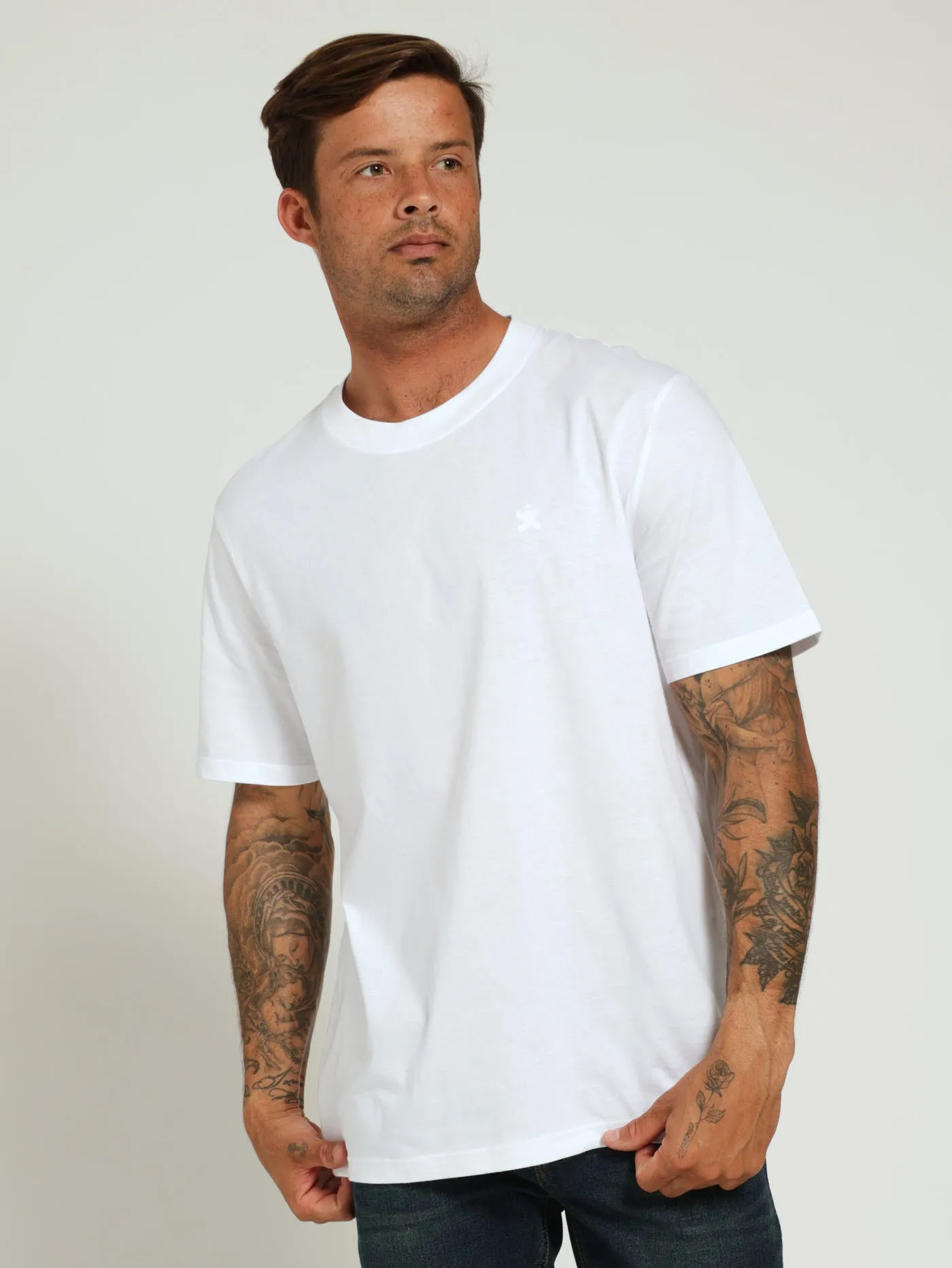 Plain Tee - White sold by Edgars