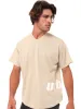 Men's Bird Eye T-Shirt - Oatmeal sold by Edgars