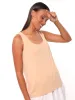 Ladies Drapey Tank Top - Stone sold by Edgars