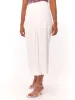 Ladies Side Split Pleated Midi Skirt - White sold by Edgars