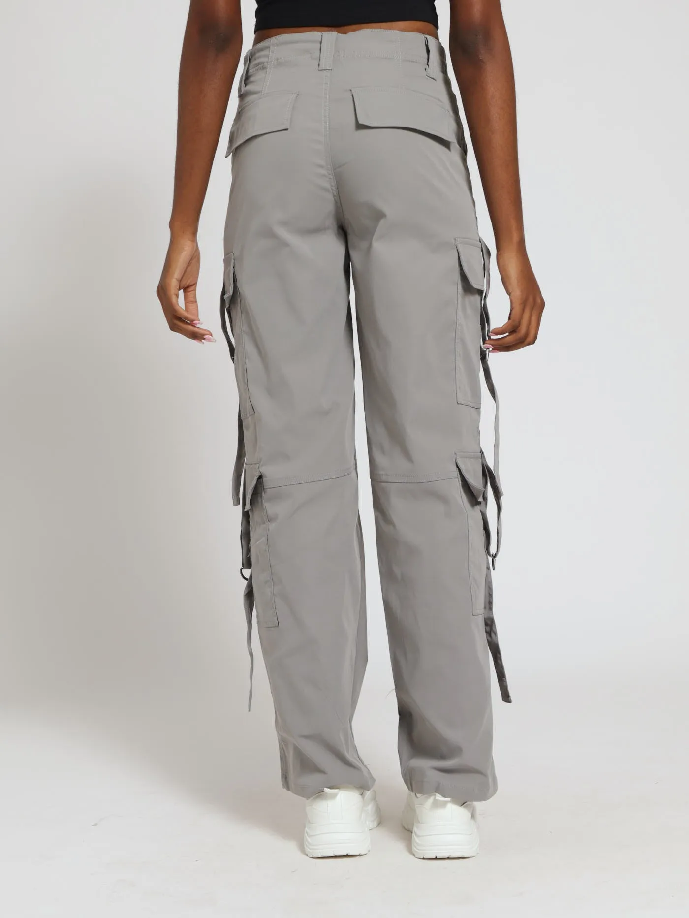 Open Hem Strap Utility Pants - Grey sold by Edgars product image thumbnail 5