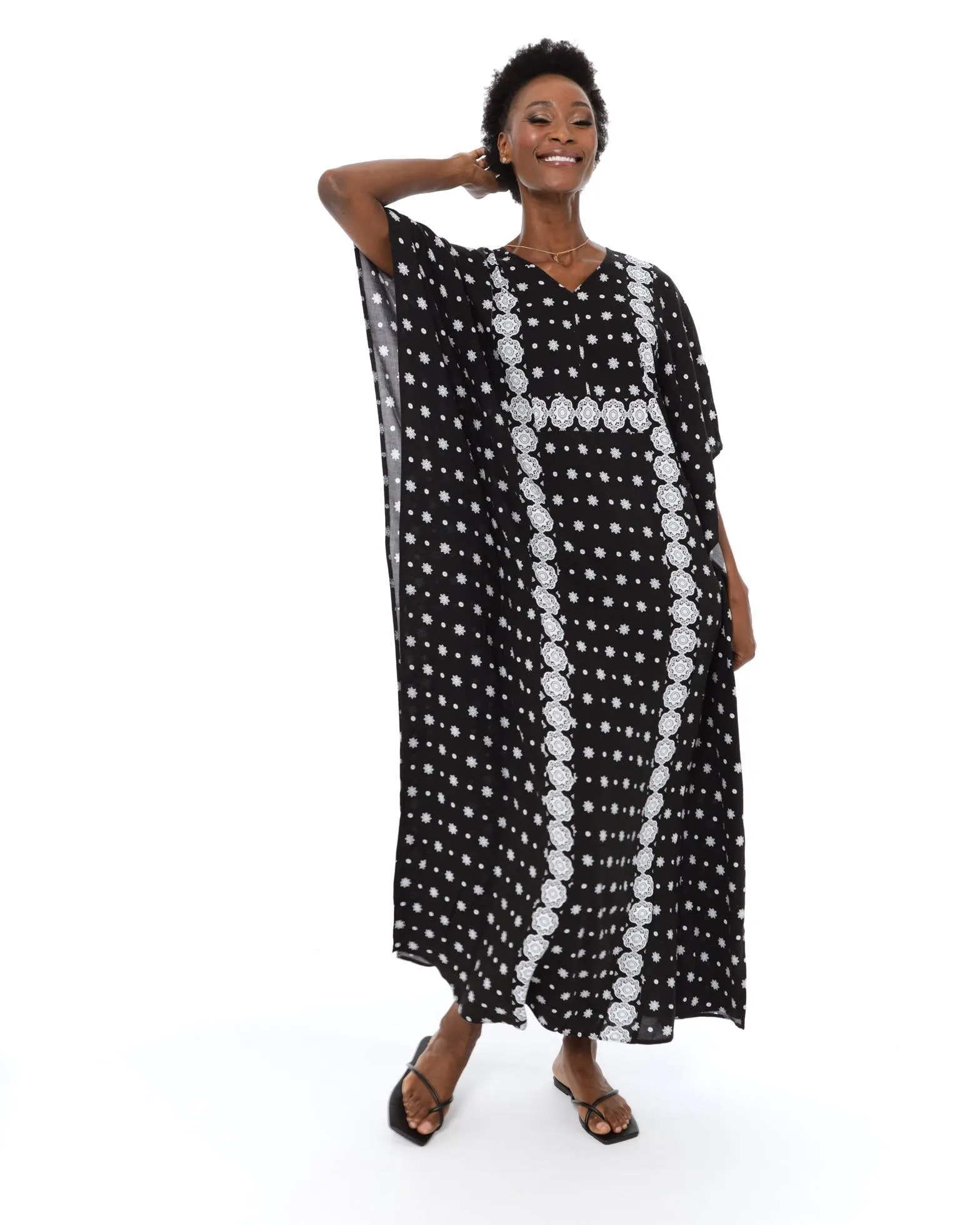 Ladies Printed Kafatan sold by Edgars
