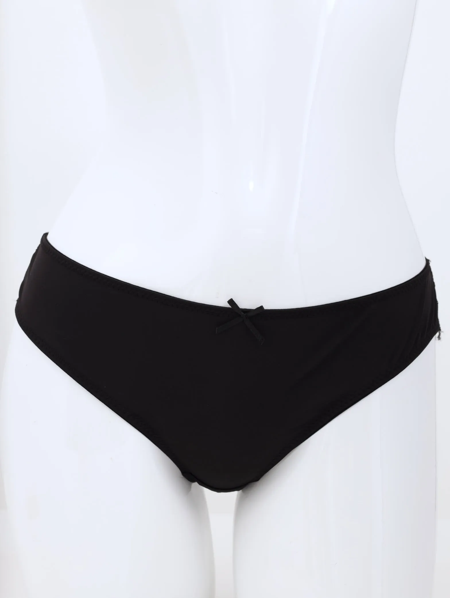 Ladies Lace Back Brazilian Panty - Black sold by Edgars