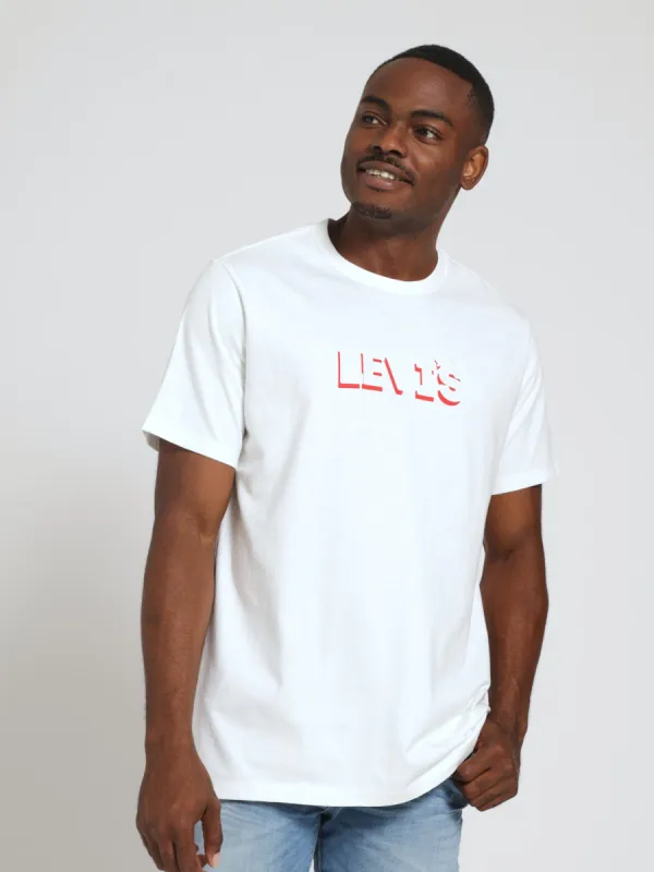 Standard Fit Tee - White sold by Edgars