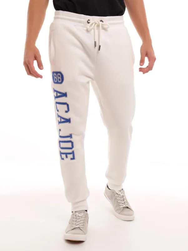 Men's Embroidered Fleece Pant - White sold by Edgars
