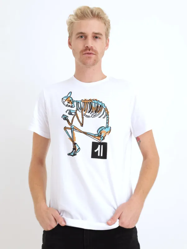 Men's Skeleton Tee - White made by Edgars