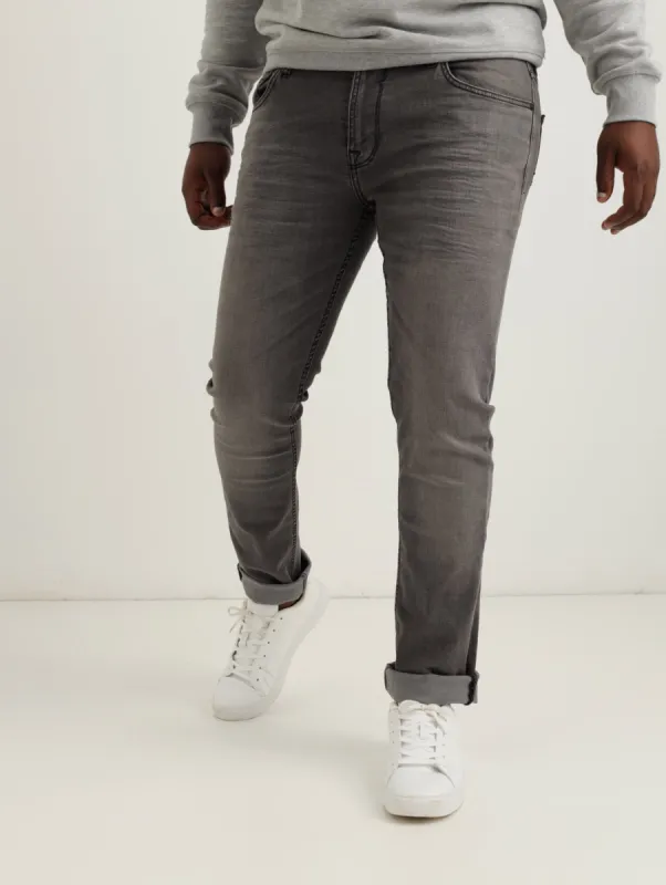 Men's Grey Wash Slim Tapered Denim Jean sold by Edgars