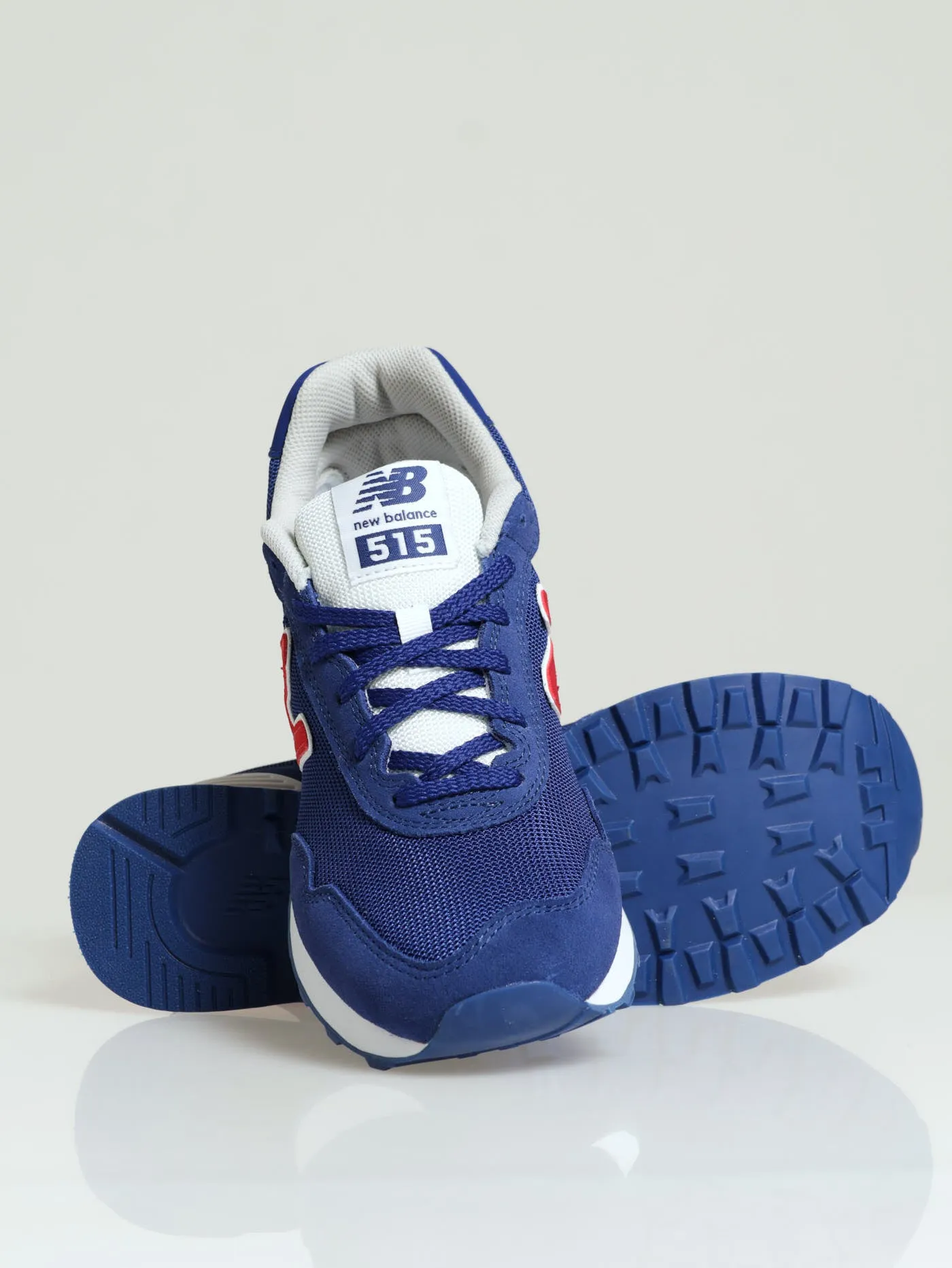 Panelled Cleted Sole Lace Up Sneaker - Navy/Red sold by Edgars product image thumbnail 4