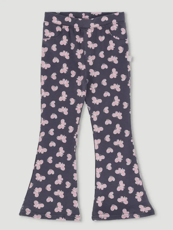 Pre-Girls Brushed Fleece Flare Leg Pants sold by Edgars
