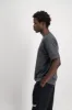 Men's Oversized Printed Branded Tee - Charcoal sold by Edgars