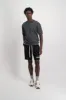 Men's Oversized Printed Branded Tee - Charcoal sold by Edgars
