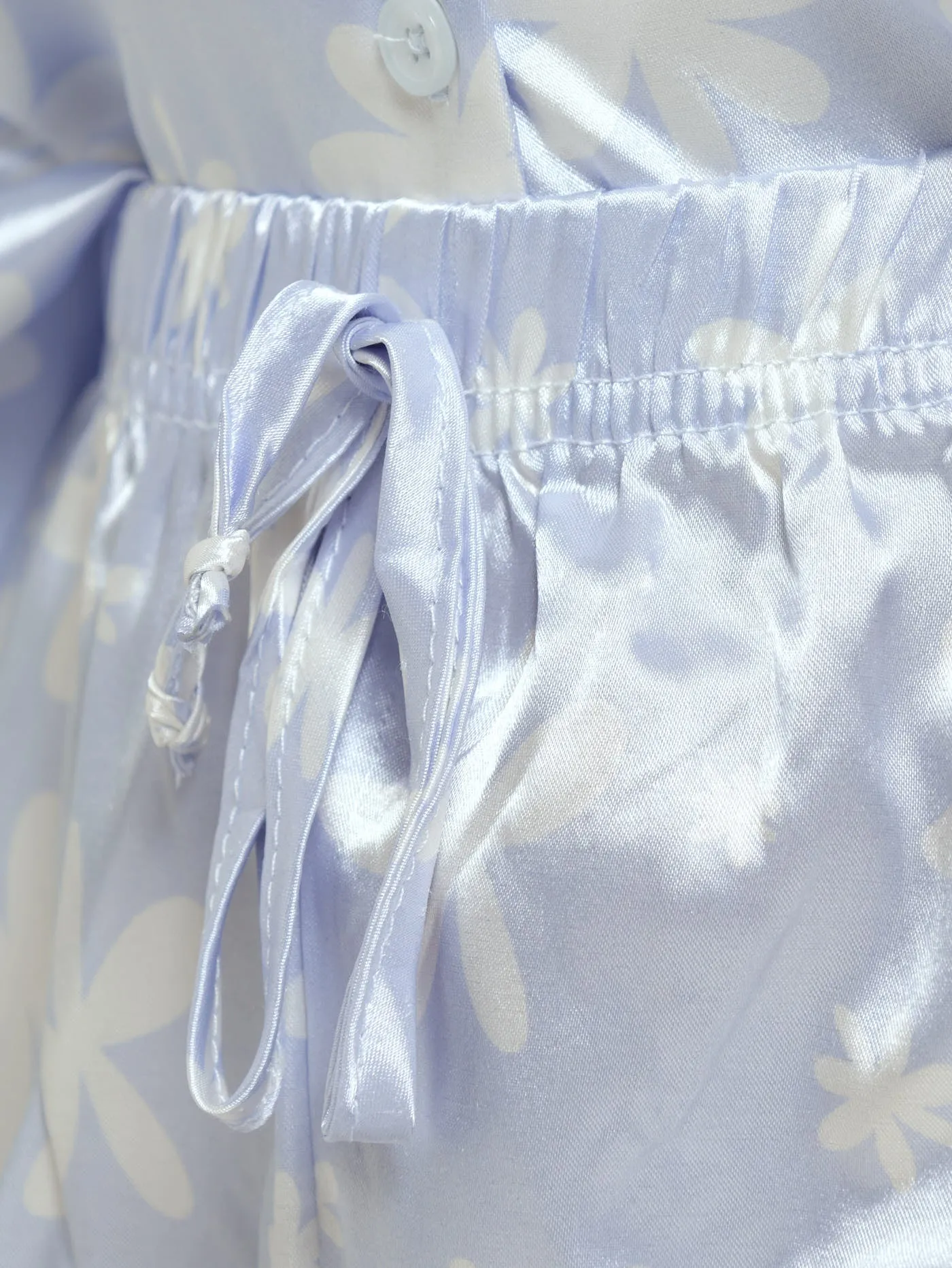 Satin Flowers Short Sleep Set - Light Blue sold by Edgars product image thumbnail 5