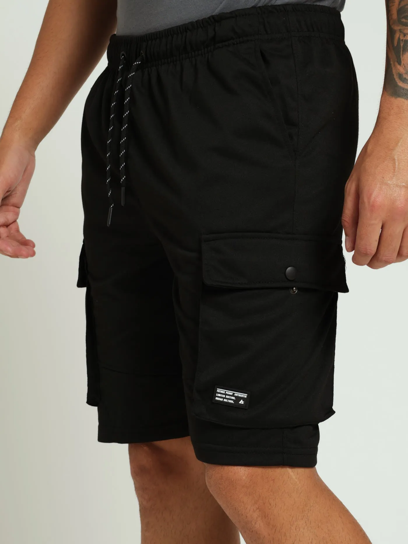 Cargo Fleece Shorts - Black sold by Edgars product image thumbnail 2