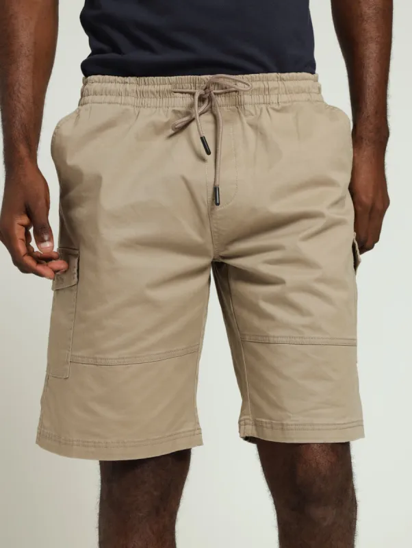 Cargo Pull On Short - Taupe sold by Edgars