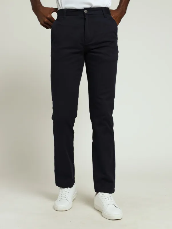 New Basic Straight Fit Chino - Navy sold by Edgars