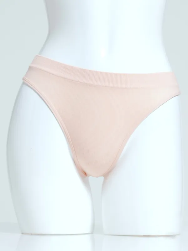 3 Pack Seamless Thong - Zebra - Latte/Pearl/Black sold by Edgars