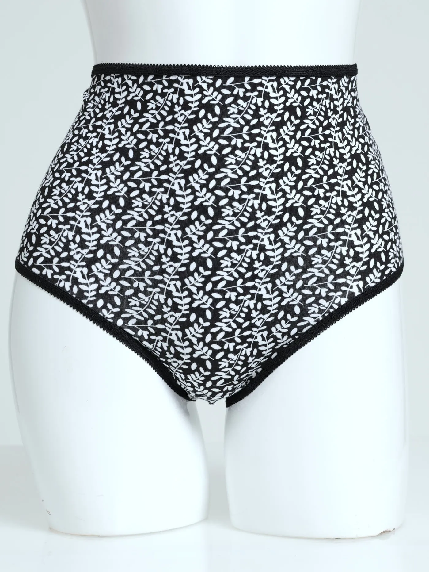 3 Pack Cotton Stretch Brief - Monotone Leaf/Charcoal Melange sold by Edgars