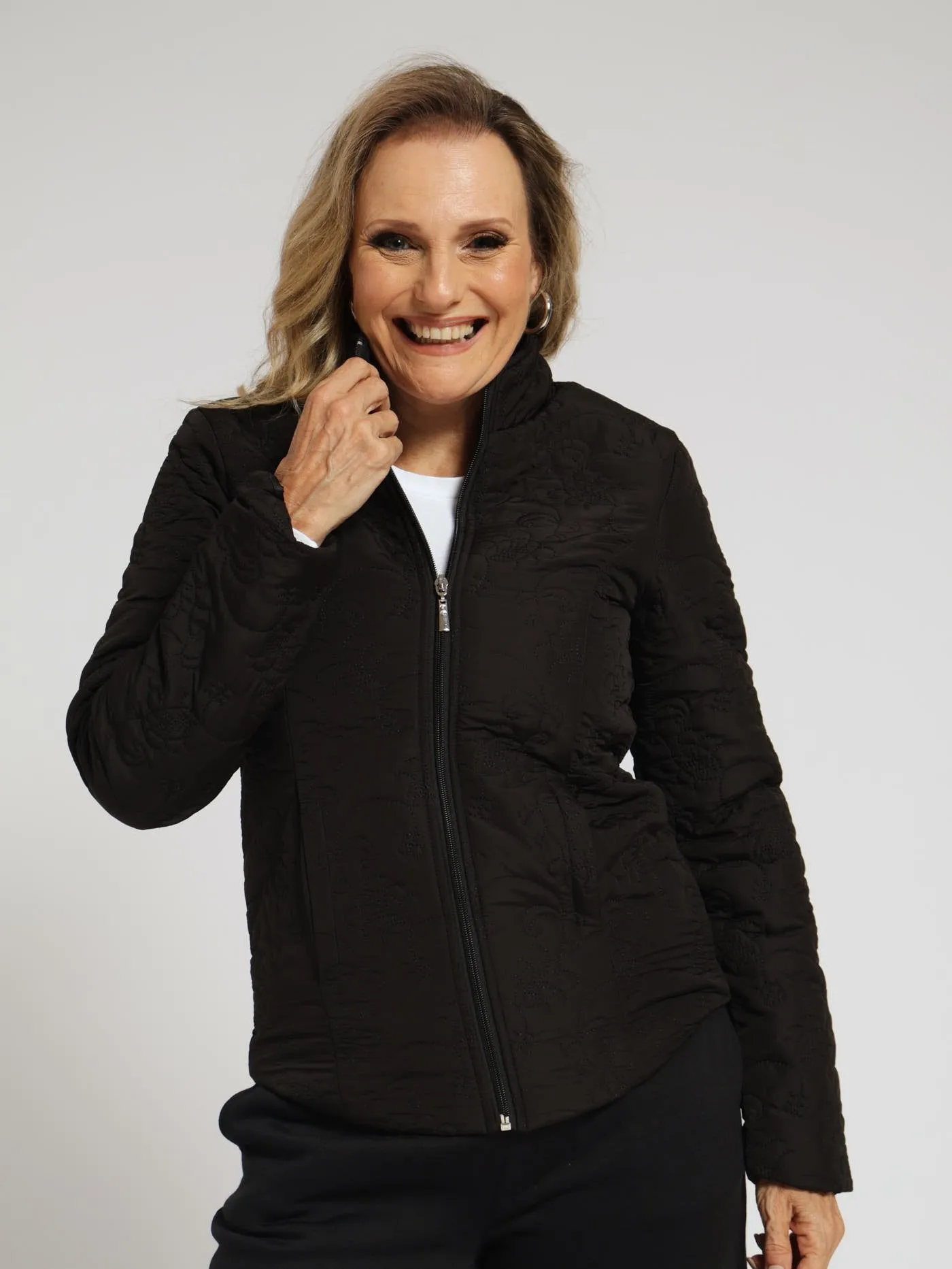 Embroidered Puffer Jacket - Black sold by Edgars product image thumbnail 2